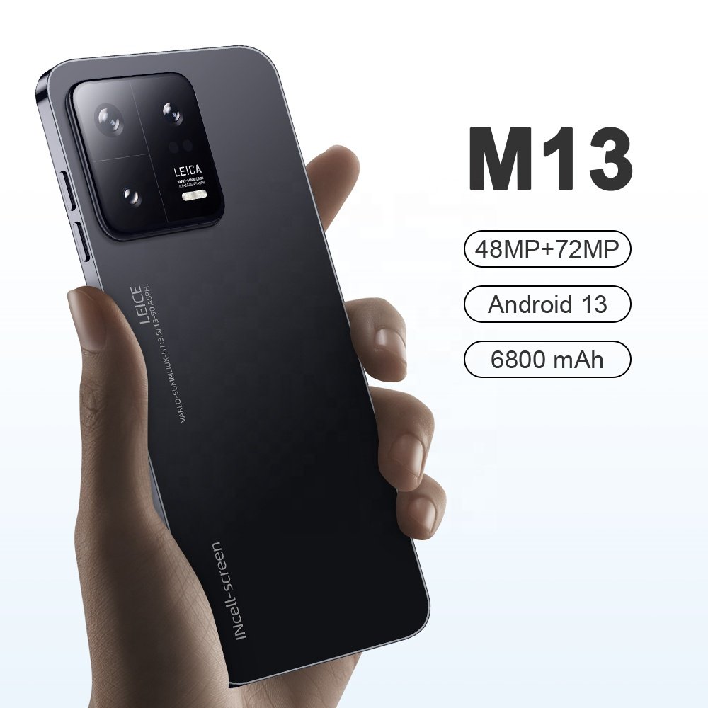 2023 New Drop shipping M13 Pro 7.2inch Mobile Phone with Smart Phones 3G 4G 5G Smartphone M13 512GB 6800Amh Celular Telefonos